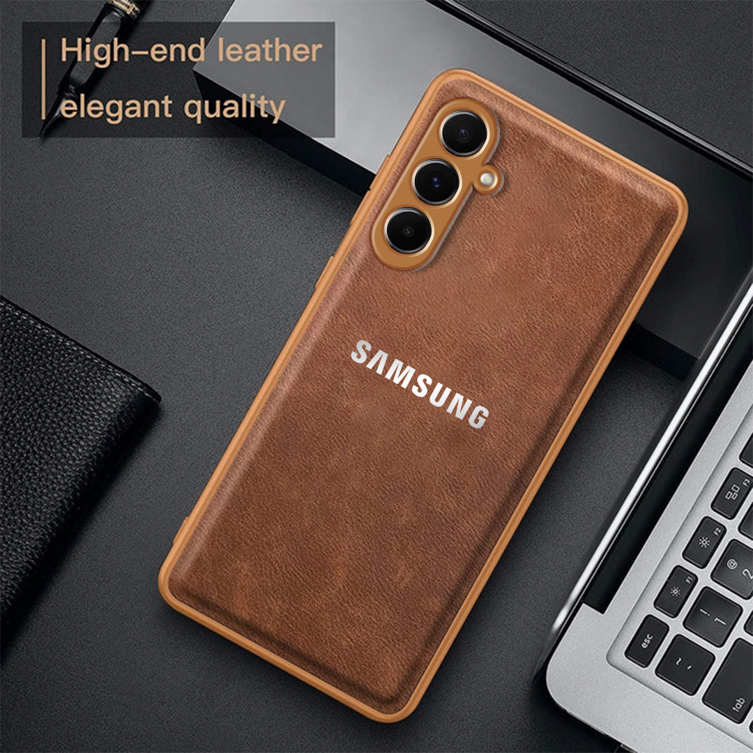 GALAXY A55 5G VINTAGE PU LEATHER PROTECTIVE BACK CASE