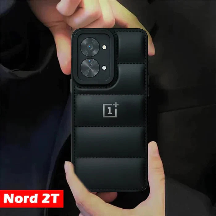 The Puffer Edition Black Bumper Back Case With Logo For Nord 2T 5g