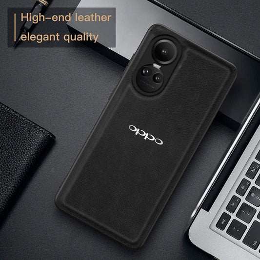 OPPO RENO 10 PRO 5G VINTAGE PU LEATHER PROTECTIVE BACK CASE