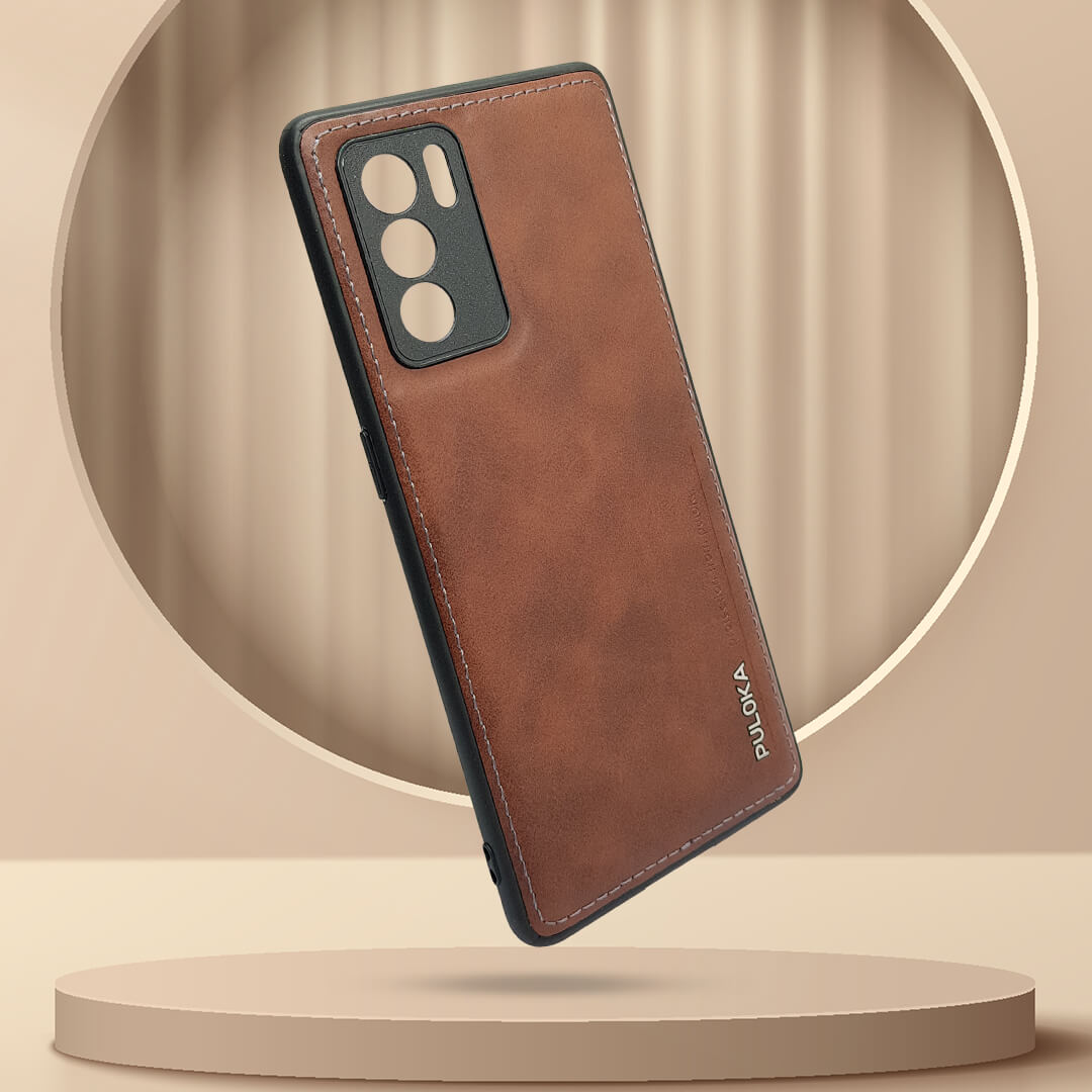 Luxury Phone Case for Oppo Reno 6 5G slim premium PU leather funda