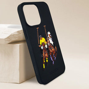 iPhone 13/13pro/13pro max Jockey Series Genuine Santa Barbara Leather Case