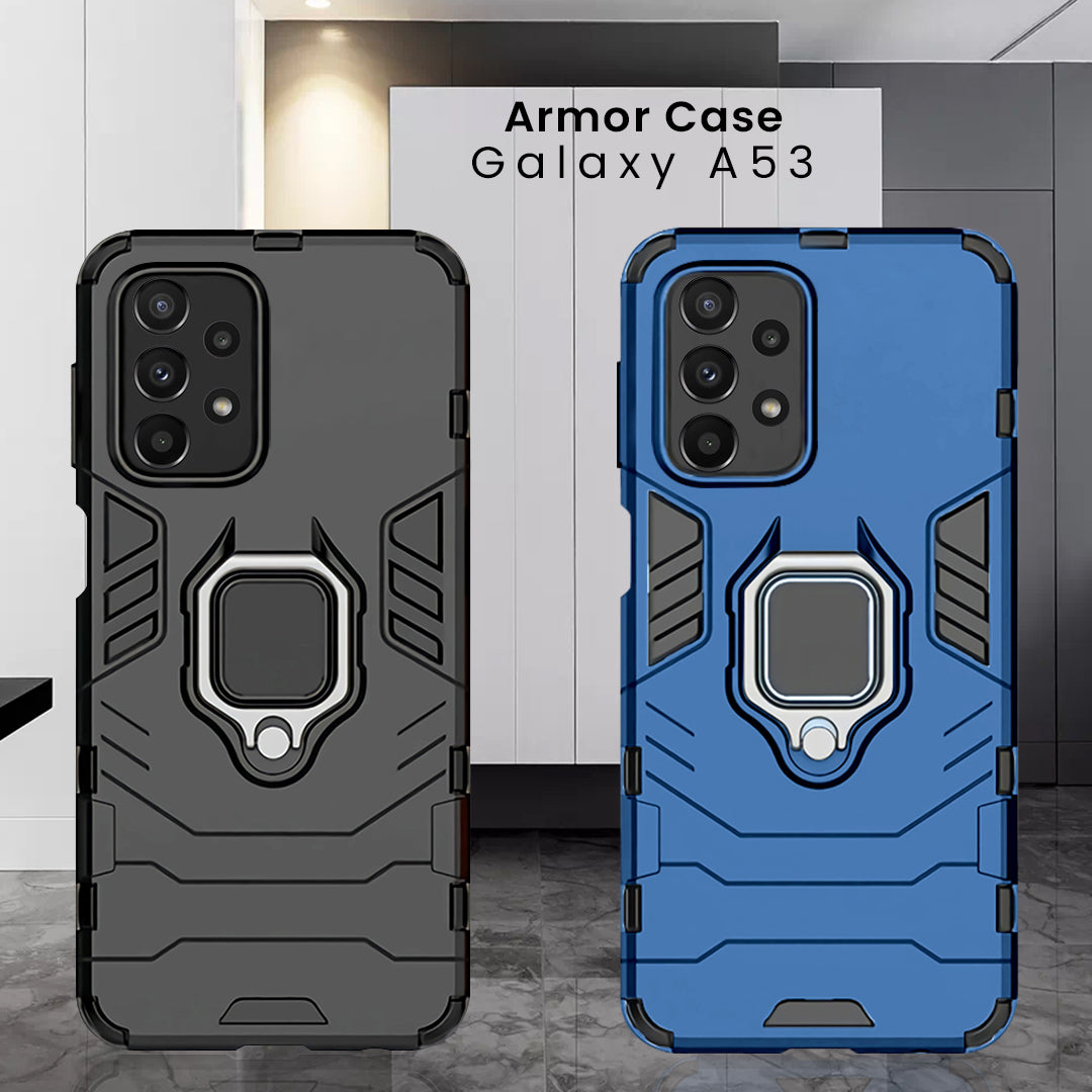 Galaxy A53 5G Armour Iron Man Case With Kickstand