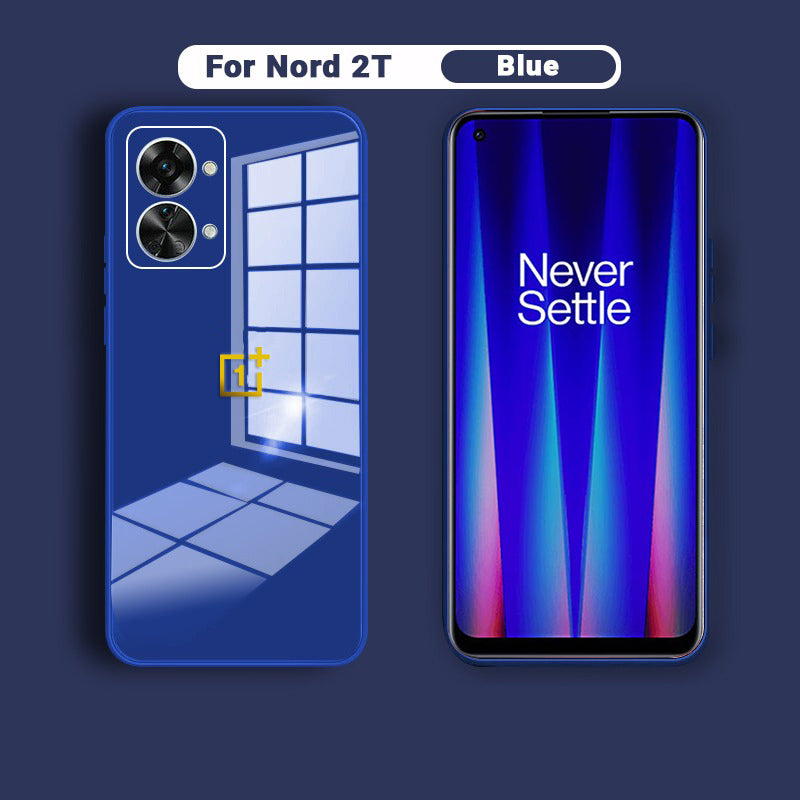 Oneplus Nord 2T 5G Ultra-Shine Luxurious Glass Back Case With Camera Protection
