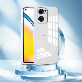 Reno 7 Ultra-Shine Luxurious Glass Case With Camera Protection