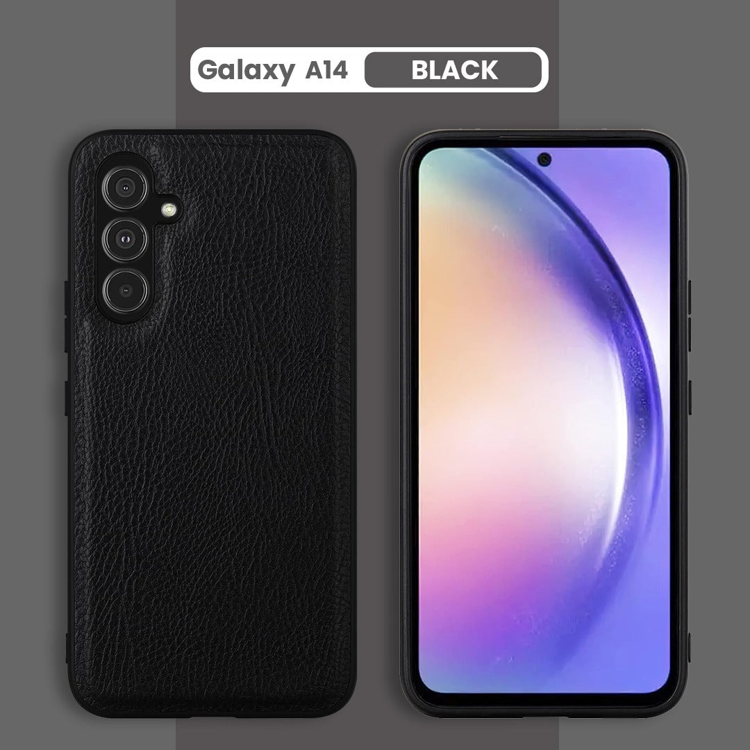 Galaxy A14 5G Leather Case,Anti-Drop Non-Slip Texture Back Case