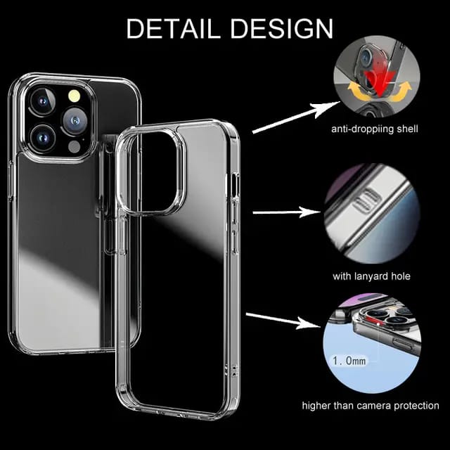 Ultra Hybrid Crystal Clear Choice Back Cover Case For Iphone Series