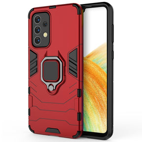 Galaxy A73 5G Armour Iron Man Case With Kickstand