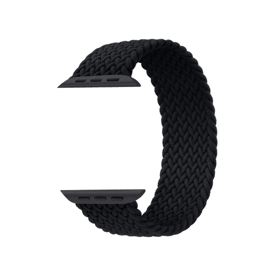 Braided Solo Loop Band For Apple iWatch Strap-Black
