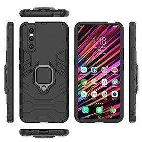 Vivo V15 Pro/V21/V20/V23 5G Armour Iron Man Case With Ring Holder