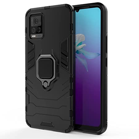 Vivo V15 Pro/V21/V20/V23 5G Armour Iron Man Case With Ring Holder