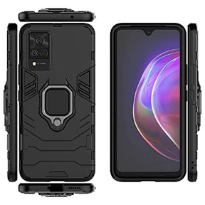 Vivo V15 Pro/V21/V20/V23 5G Armour Iron Man Case With Ring Holder