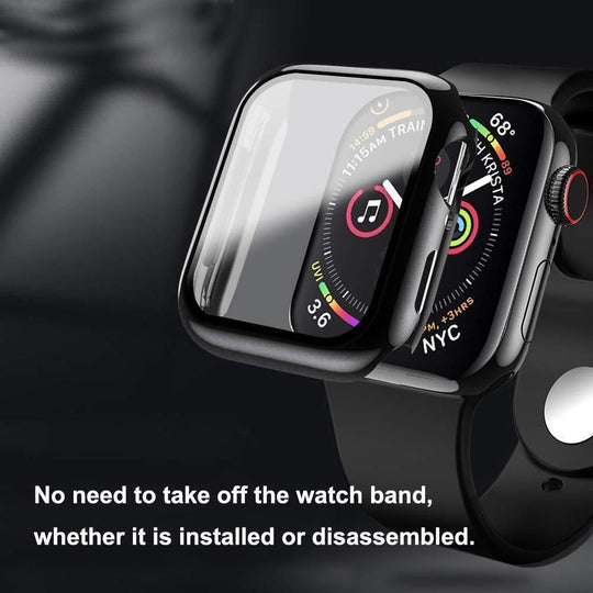 Apple Watch Case and Screen Protector-Black